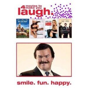 4 Movies To Make You Laugh Comedy DVD Collection Labor Pains Bernie Babymakers